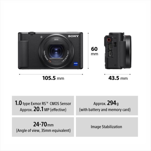 Sony Digital Camera ZV 1 for Content Creators