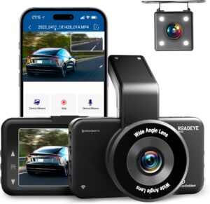 CrossBeats RoadEye 2.0 Front & Rear Dual Dash Camera