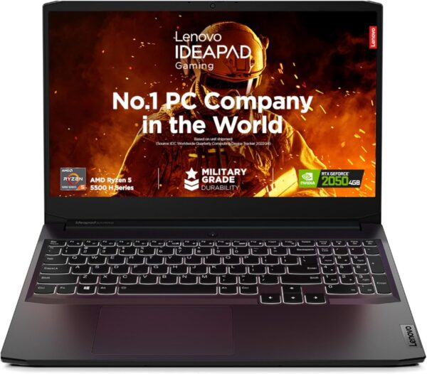 Lenovo Ideapad Gaming 3 Laptop AMD Ryzen 5